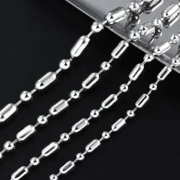 Generic Stainless Steel Chain Bulk For Jewelry Making DIY Gold Ball Bead  Chain