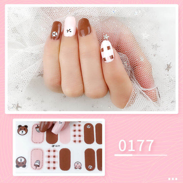 Sticker nail trang trí móng hình thương hiệu Cửa hàng đồ nail chính hãng #40 Sticker nail trang trí móng hình thương hiệu Cửa hàng đồ nail chính hãng