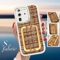 เคสโทรศัพท์พร้อมใช้งานสำหรับ Samsung Galaxy S20 GalaxyS20 Samsung พิเศษเคสหลังผ้าพับเป็นขาตั้งสีทองสุดสร้างสรรค์เคสผ้าซิลิโคนแบบนิ่ม