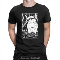 Suehiro Maruo T-Shirts Lunatic Lovers Horror Comics Cotton Tee Shirts O-Neck T Shirts Short Sleeve Streetwear Mens Summer