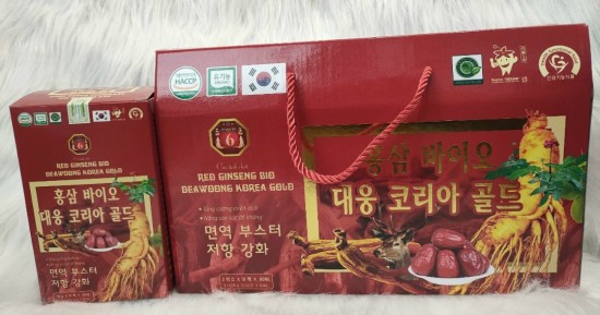 Cao tinh chất hồng sâm linh chi red deawoong korea gold - ảnh sản phẩm 5