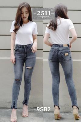 👖2511 Jeans by Araya กางเกงยีนส์ ผญ กางเกงยีนส์ผู้หญิง กางเกงยีนส์ กางเกงยีนส์ยืด เอวสูง เนื้อผ้าซาร่าใส่สบาย เข้ารูปเป๊ะเว่อร์ ทรงสวย ขาเรียว