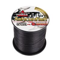 Ashconfish 8 Strands 100M Braided เอ็นตกปลา Super PE ที่แข็งแกร่งสาย 6-300LB X8 8 Braids Multifilament สีดำ