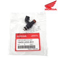 หัวฉีดน้ำมันเชื้อเพลิงแท้  HONDA WAVE-110-i (ปี 09-11) / WAVE125-i (ปี 12) รหัส 16450-KSS-B31