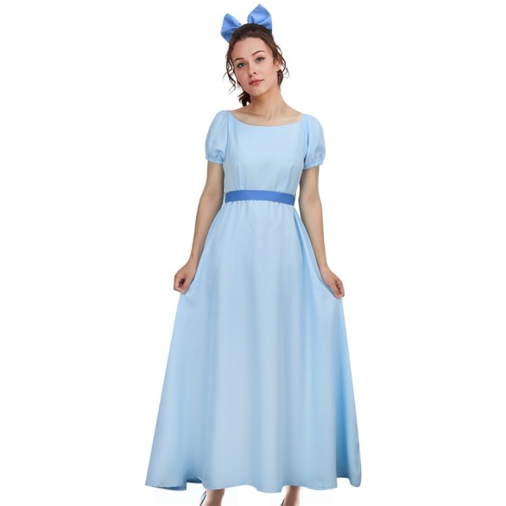 peter-pan-wendy-cosplay-dress-adult-woman-long-blue-dresses-french-maid-outfits-with-belt-bow-hairpin-headwear-sets