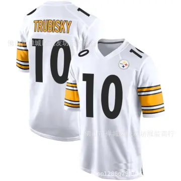 Nike Men's Pittsburgh Steelers Mitchell Trubisky #10 Black Game Jersey