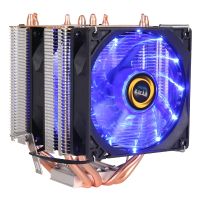 4 heat-pipes RGB CPU Cooler radiator Cooling 3PIN 4PIN 2 Fan For LGA 1156 1155 1151 1150 1366 2011 X79 X99 Motherboard