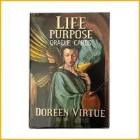 Life Purpose Oracle ชุดไพ่ทาโรต์ - 44 ชิ้นดูดวงเกมไพ่และโหราศาสตร์เกมกระดานดูดวงและโหราศาสตร์ของขวัญของเล่นศักดิ์สิทธิ์