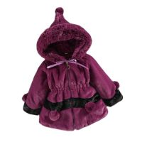 childrens winter new girls wool sweater for infants and young children childrens stitching thickened imitation fur coat