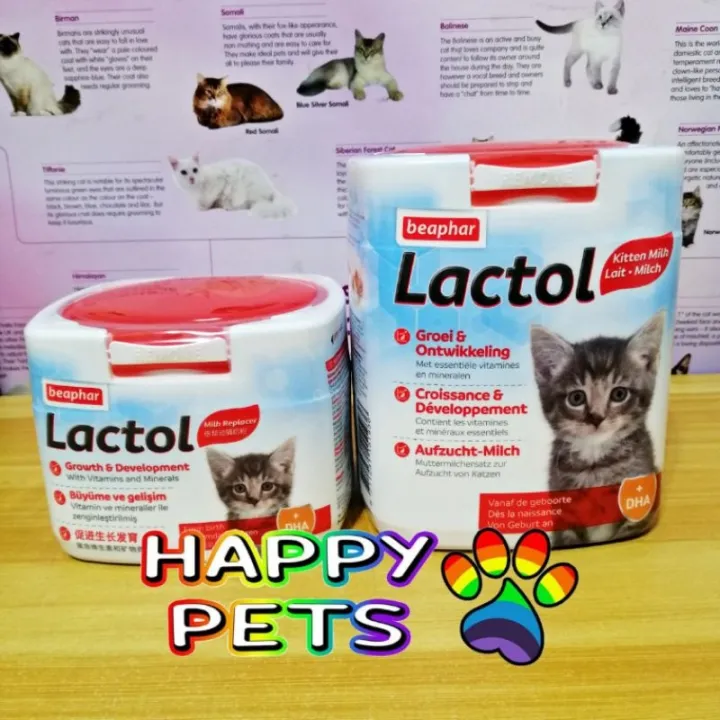 HAPPY PETS Beaphar Lactol Kitten Cat Milk Replacer 250g / 500g Lazada PH