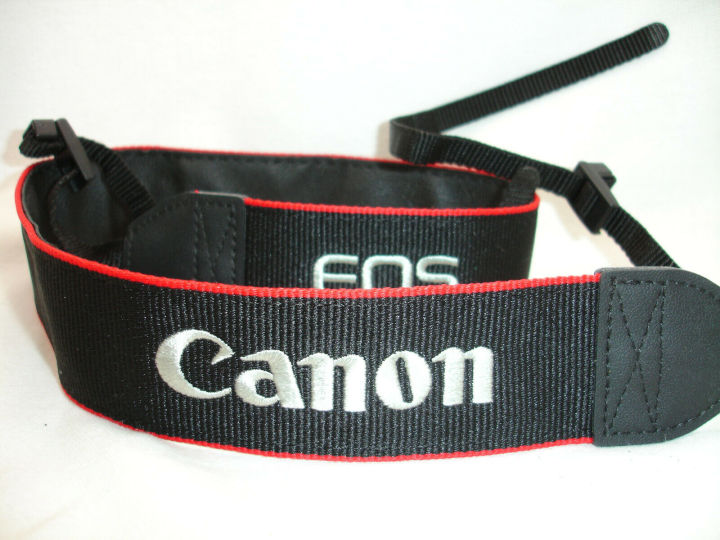 Camera Shoulder Neck Strap For Canon EOS 60D 50D 40D 30D 7D 6D 5D 20D 5D (Black)