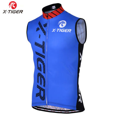 X-Tiger Cycling Jerseys Vest Sleeveless Bike Clothes Hombre Maillot Ropa Ciclismo Breathable Mtb Road Riding Bicycle Wear