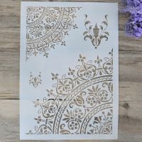 ☼ A4 A3 A2 Size DIY Craft Mandala Stencils for Painting on WoodFabricWalls Art Scrapbooking Stamping Album Embossing Paper Cards