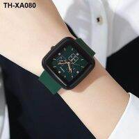 New fashion square tape ladies watch for women students temperament sports life waterproof with goods