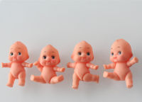 5cm Cute Kewpie Figure Toy Baby Doll DIY Cos Wedding Home Decoration Crafts Gift 2pcslot