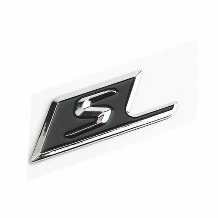 3D S logo for Mercedes Benz SAMG AMG C63S E63S refit letter sticker ...