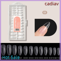 Cadiav 240ชิ้นเจล X เล็บปลอมปลายกดบนต่อเล็บปลอมคลุมทั้งหมดอะคริลิค