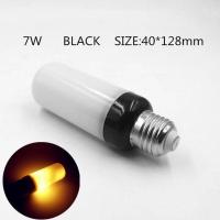 【✱2023 HOT✱】 yanjina85828158 ไฟเปลวไฟเสมือน Led E14 E26 E27 7W 9W 2835smd กะพริบโคมไฟตกแต่ง Ac85-265v เซ็นเซอร์3โหมดแรงโน้มถ่วง