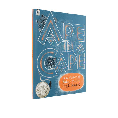 Original English ape in a cape caddick Silver Award Liao Caixing book list recommended childrens classic A-Z letter picture book