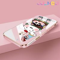 Jjlingji เคสปลอกสำหรับ Samsung J7โปร J7 2018 J7 2017 Nohara Shiro Edge ดีไซน์ใหม่สี่เหลี่ยมเคสมือถือบางรูปแบบชุบเคสฝาปิดเลนส์กล้องเต็มป้องกัน Softcase กันกระแทก