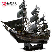 แจ็ค Sparrow-3D ปริศนา Modelo De Navio De Papel,Piratas Do Caribe, Pérola Negra, Veleiro Antigo Navios De Guerra,Capitão