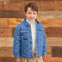 DK4224153 Dave Bella Winter Kids Boys Fashion Thicken Jacket Pockets Coat Children High Quality Outerwearar