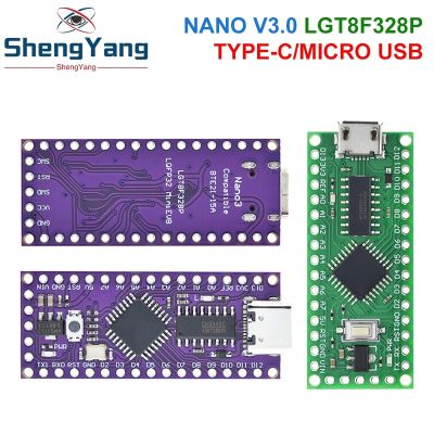 LGT8F328P-LQFP32 MiniEVB TYPE-C MICRO USB Compatible With ATMEGA328 Nano V3.0 LGT8F328P CH9340C / HT42B534-1 SOP16 For Arduino