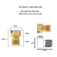 หัวฉีดเจ็ทหลักของรถจักรยานยนต์ Zsdtrp สำหรับ Keihin Oko Koso Pe Pwk Fcr คาร์บูเรเตอร์10ชิ้นเลือกขนาดฟรี