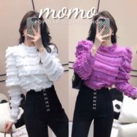 ?พร้อมส่ง?เสื้อโอเวอร์ไซส์อกถึง-46"?เสื้อฟรุ้งฟริ้งออกงาน เสื้องานบุญงานบวช เสื้อเข้าวัด เสื้อไฮโซ