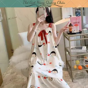 Váy ngủ lụa - Đồ ngủ đẹp dễ thương Quảng Châu cao cấp Giá rẻ tại HN