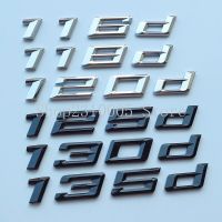 New Numbers Letter 114d 116d 118d 120d 125d 128d 130d 135d 140d Top ABS Emblem for BMW 1 Series Car Trunk Nameplate Logo Sticker