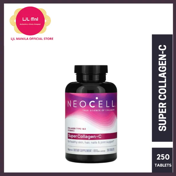 Neocell, Super Collagen + C, Collagen Type 1 & 3, 360 Tablets Lazada PH