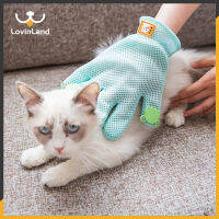 【Pet Clothes】Grooming ถุงมือสำหรับแมวยางนุ่มเครื่องกำจัดขนสัดว์เลี้ยงสุนัขแมวม้า Shedding ชุดว่ายน้ำแปรงนวดทำความสะอาดหวี