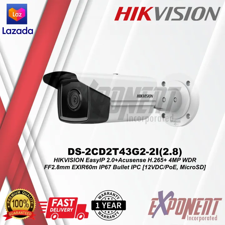 TUBULAR IP 8MPX, LEDS IR 60, ÓPTICA MOTORIZADA, WDR 120DB, ACUSENSE, H.265+, E/S AUDIO/ALARMA, IP66/IK10, 12VDC/POE