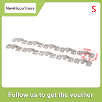 NewHopeTreee 10pcs สแตนเลสตะขอหัวเข็มขัดกับสกรู53mm/44mm แขวน