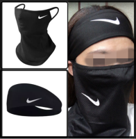 NIKE ผ้าบัฟกันแดด ผ้าบัฟกันยูวี ผ้าบัฟคาดศีรษะ เย็นมาก กันUV99% เร่งระบายเหงื่อ nike ice silk anti-ultraviolet outdoor headscarf mens and womens sports scarf mask