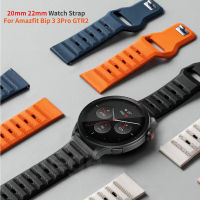 20มิลลิเมตร22มิลลิเมตรสายนาฬิกาสำหรับ Amazfit Bip 3 3Pro GTR2 3 4 GTS 2e 3 4 4มินิซิลิโคนวงสำหรับ Samsung Galaxy นาฬิกา3 455Pro 42 46มิลลิเมตร