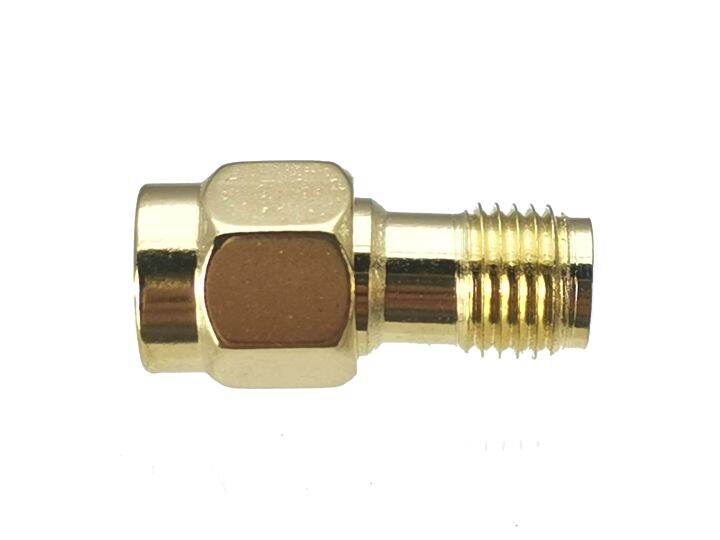 1pcs-connector-adapter-sma-male-plug-to-sma-female-jack-rf-coaxial-converter-straight-new-brass-electrical-connectors