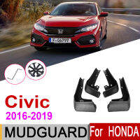 Car Mudflap For Honda Civic 10th Gen FC FC1 FC2 FC5 2019-2016 Fender Mud Flaps Guard Mudguard Splash Flap Accessories