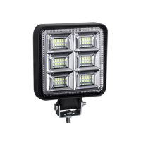 2X144W 192W แถบแสงสำหรับทำงาน Led Worklight 48led 42Mm ไฟตัดหมอกสำหรับไฟสปอตออฟโรด4X4 4wd รถบรรทุกเรือแทรคเตอร์ Suv Atv 12V 24V