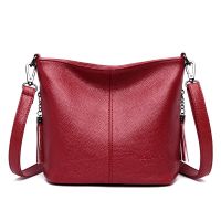 Ladies Shoulder Bag Luxury Designer Soft Leather Larger Capacity Crossbody Shouder Bags for Women Purses and Handbags Sac