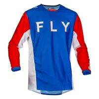 ตาข่ายจลน์ Fly Racing เสื้อเจอร์ซีย์นักปั่นแขนยาวมีรูระบายอากาศจักรยานเสือภูเขาสำหรับผู้ชาย