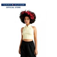 Tommy Hilfiger เสื้อครอปผู้หญิง รุ่น DW0DW15329 ZHO - สีเหลือง