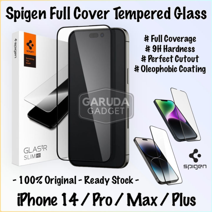 Spigen Glas.tR Slim iPhone 14 Pro Tempered Glass Screen Protector