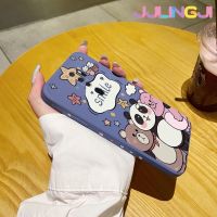 Jjlingji เคสสำหรับ OPPO A9 2020 A5 2020เคสโทรศัพท์ลายการ์ตูนยิ้มรูปสัตว์นิ่มแบบดั้งเดิมลายขอบซิลิโคนน้ำเคสป้องกันกล้องเลนส์คลุมทั้งหมดเคสฝาหลังกรอบนิ่ม