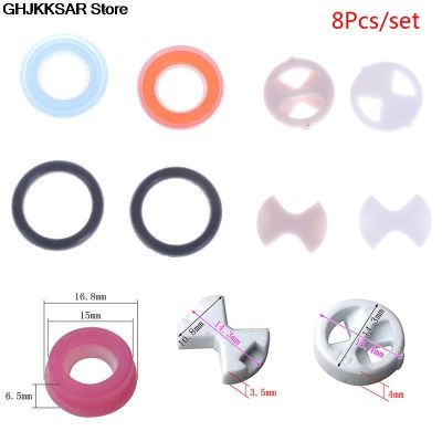 Hot 8Pcs/set Ceramic Disc Silicon Washer Insert Turn Replacement 1/2 quot; For Valve Tap