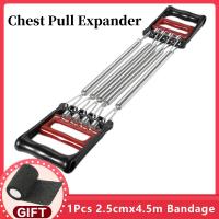 Spring Chest Developer Expander Men Tension Puller Fitness Stainless Steel Muscles Exercise Workout Equipment Resistance Bands