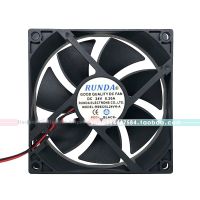 2023 ☆ ใหม่ RUNDA RS9225L24VH-A 24V 0.20A 9ซม. เครื่องเชื่อมอินเวอร์เตอร์พัดลมทำความเย็น