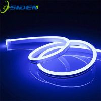 【LZ】 12V LED Neon Lights 5M/1M Blue IP67 Waterproof 2835 Flexible Neon Strip Lights DIY Style Design For Indoors Outdoors Decor Light