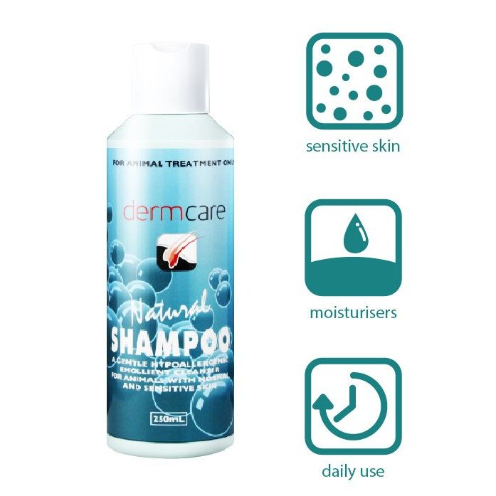 petclub-dermcare-natural-hypoallergenic-shampoo-แชมพูสำหรับผิวแพ้ง่ายและบอบบาง-250มล